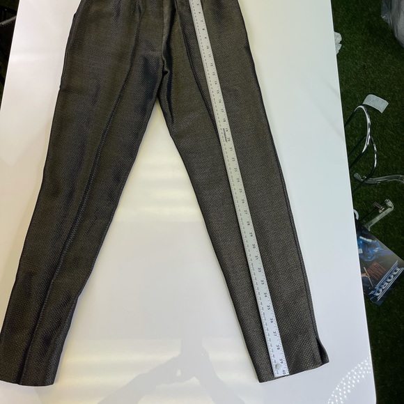 NWT Vintage Escada Gold Shimmer Hose Pants 34 - Picture 9 of 12